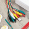Test Leads Alligator Clips, Double-ended Crocodile Clips, Roach Clip Jumper for Electrical Work