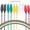 Test Leads Alligator Clips, Double-ended Crocodile Clips, Roach Clip Jumper for Electrical Work