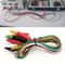 Test Leads Alligator Clips, Double-ended Crocodile Clips, Roach Clip Jumper for Electrical Work