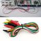 Test Leads Alligator Clips, Double-ended Crocodile Clips, Roach Clip Jumper for Electrical Work