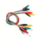 Test Leads Alligator Clips, Double-ended Crocodile Clips, Roach Clip Jumper for Electrical Work