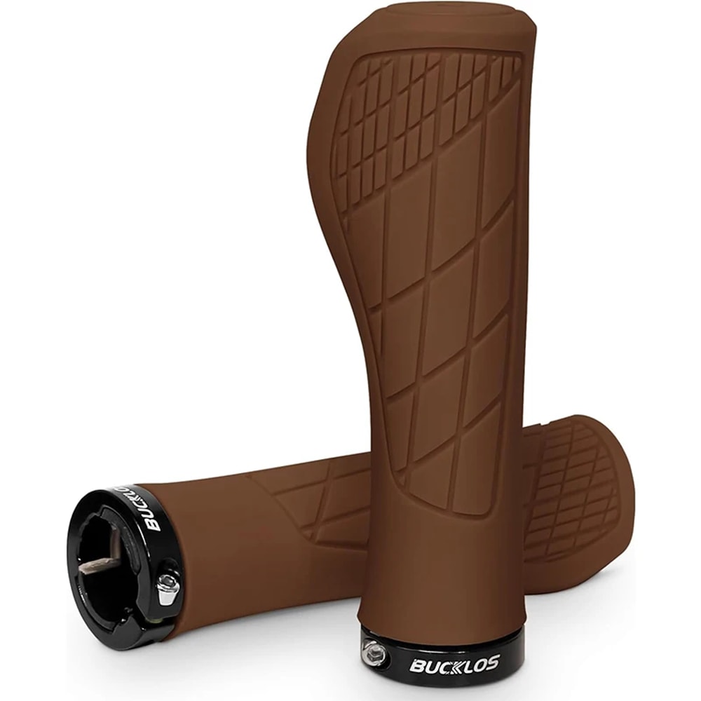 Locking Bicycle Handlebar Grips Soft Rubber Comfort For Mountain Bike Accessories 9