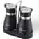 Adjustable Refillable Salt and Pepper Shakers, Kitchen Glass Spice Bottle Set with Pour Holes, Spice Dispenser