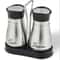Adjustable Refillable Salt and Pepper Shakers, Kitchen Glass Spice Bottle Set with Pour Holes, Spice Dispenser