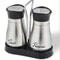 Adjustable Refillable Salt and Pepper Shakers, Kitchen Glass Spice Bottle Set with Pour Holes, Spice Dispenser