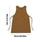Women's Waterproof Anti-dirty Long Vest Apron with Pockets for Beauty and Nail Salon Work