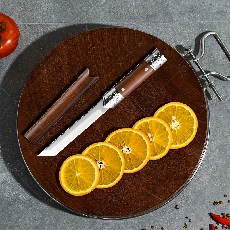 Portable Meat Cutter, Fruit Peeler, Premium Carved Professional Stainless Steel Outdoor Knife