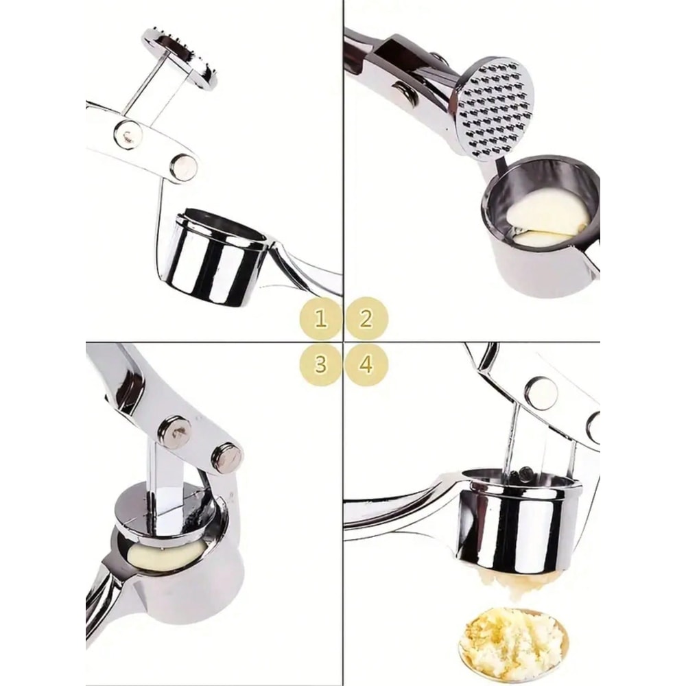 Garlic Minver, Garlic Press Washable Garlic Crusher, Kitchen Supplies, Ginger Juicer