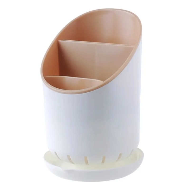 Large Capacity Household Drain Rack with Tray and Detachable Chopstick Holder