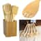 Wooden Cooking Tool Mixing Set Bamboo Spoon Spatula Utensil