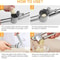 Garlic Press Mincer, Detachable Stainless Steel Garlic Crusher, Extended Edition, Rust Proof Kitchen Tool for Easy Crush