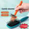 Hairbrush Cleaner, Comb Embedded Tool, Comb Cleaning Brush for Removing Hair Dust