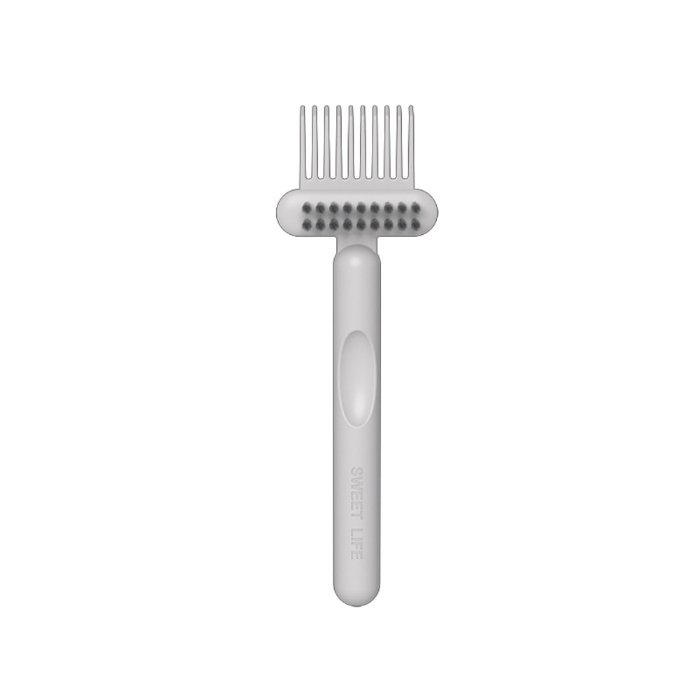 Hairbrush Cleaner, Comb Embedded Tool, Comb Cleaning Brush for Removing Hair Dust
