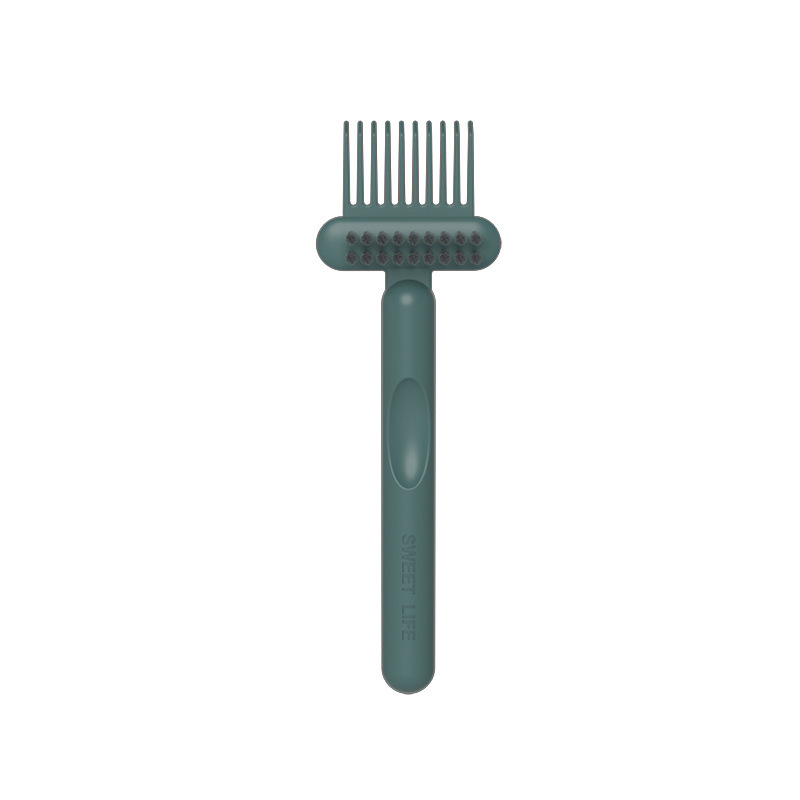 Hairbrush Cleaner, Comb Embedded Tool, Comb Cleaning Brush for Removing Hair Dust