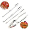 Crab Shrimp And Lobster Tool Set Seafood Fork Spoon Nut Cracker And Pliers For Kitchen Use 0