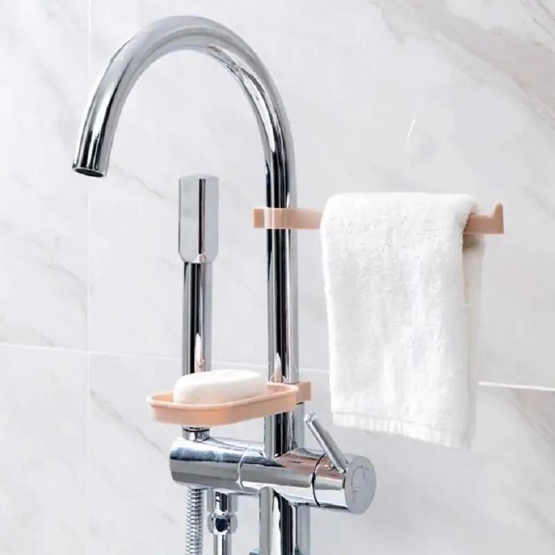 Adjustable Sink Storage Rack, Kitchen Sponge Cloth Holder, Multifunction Drain Basket