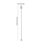 Decorative Long Stir Sticks for Drinks Mixing Bar, Stainless Steel Bartender Cocktail Stirrers Multi-Function