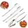 Crab Shrimp Nut Tool Set Kitchen Accessories With Fork Spoon Pliers Lobster Cracker 1