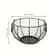 Egg Holder Organizer Storage Basket, High Quality Kitchen Storage Metal Wire Basket