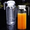 Plastic Water Juice Jug Pitcher Transparent Bottle for Storing Fresh Juices and Drinks for Fridge Storage