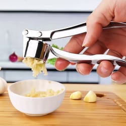 multifunction stainless steel garlic press, ginger crusher, masher, kitchen cooking tool