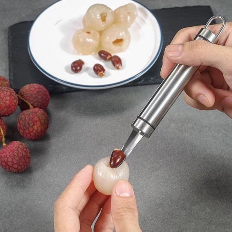Multifunction Stainless Steel Shrimp Peeler Fruit Core Remover For Lychee Cherry Longan Kitchen Ac 3
