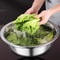Metal Cooking Nesting Salad Bowls Set, Large Capacity Stainless Steel Mixing Bowls for Cooking