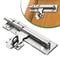 Brushed Barrel Bolt Latch Padlock Set, Stainless Steel Hardware for Locking Doors and Windows