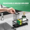 Kitchen Sink Organizer Sponge Holder For Kitchen Sink Sink Caddy With High Brush Holder 2