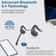Open Ear Bluetooth Headset Detachable Microphone MultiPoint Wireless Headphones With DSP Noise Canc 2