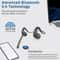 Open Ear Bluetooth Headset Detachable Microphone MultiPoint Wireless Headphones With DSP Noise Canc 2