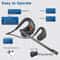 Open Ear Bluetooth Headset Detachable Microphone MultiPoint Wireless Headphones With DSP Noise Canc 4