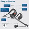 Open Ear Bluetooth Headset Detachable Microphone MultiPoint Wireless Headphones With DSP Noise Canc 4
