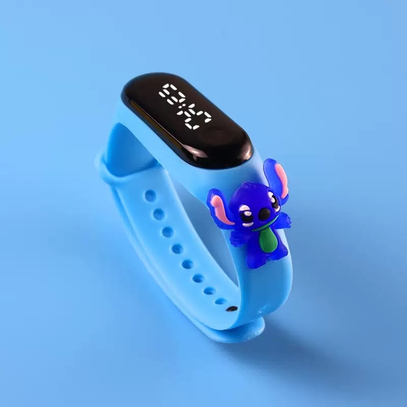 Childrens LED Touch Sports Watch For Girls Waterproof Stylish Electronic Bracelet 5