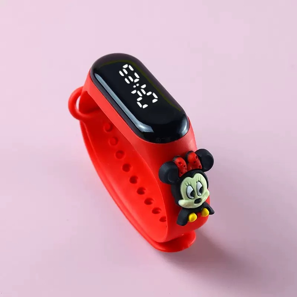 Childrens LED Touch Sports Watch For Girls Waterproof Stylish Electronic Bracelet 6