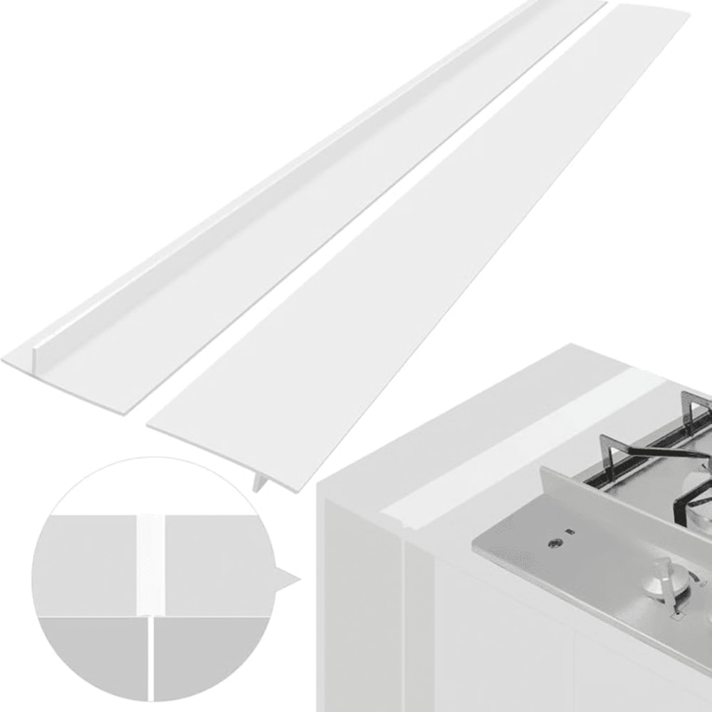 Flexible Silicone Gap Cover For Stove Counter No More Food Crumbs 6