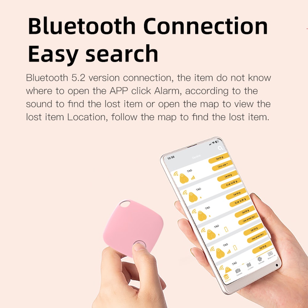 Anti Lost Bluetooth Tracker For Pets Bags And Wallets Smart Finder Locator Device 1