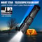 High Power Rechargeable LED Camping Flashlight USB Spotlight Lantern for Outdoor, Fishing, and Hiking Waterproof