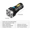 High Power LED Flashlight Camping Torch USB Rechargeable COB Side Light Portable Hand Lantern 4