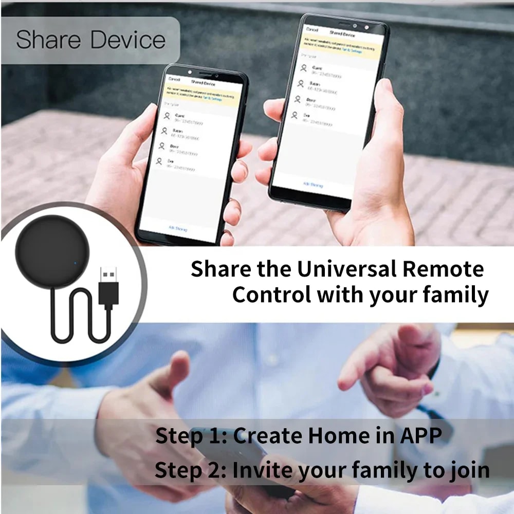 Smart Universal Remote Control For TV Air Conditioner Works With Alexa Google Home Yandex Compati 4
