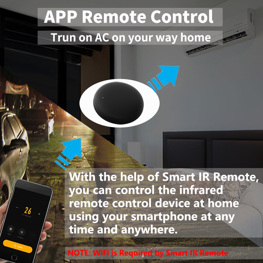 Smart IR Remote Control For Compatible With Alexa Google Home Smart Life APP Integration 1