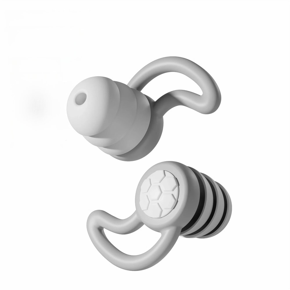 Waterproof Three Layer Noise Canceling Earplugs for Sleep & Swimming Mute & Comfortable