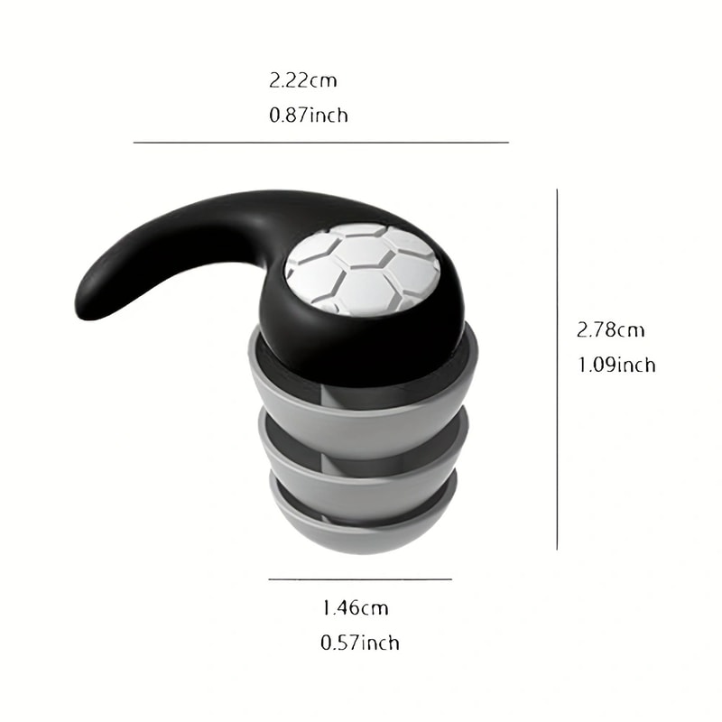 Waterproof Three Layer Noise Canceling Earplugs for Sleep & Swimming Mute & Comfortable