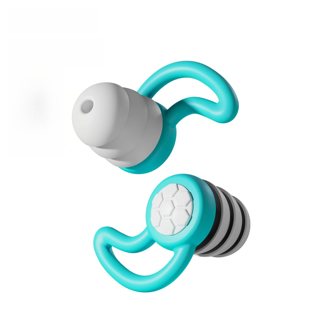 Waterproof Three Layer Noise Canceling Earplugs for Sleep & Swimming Mute & Comfortable