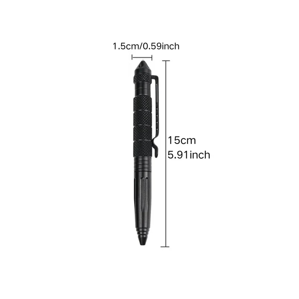 Tactical Self Defense Pen with Glass Breaker Durable Survival Pen for Writing & Protection