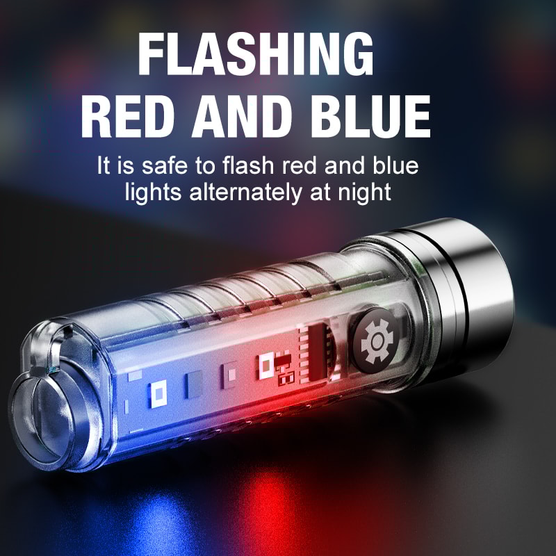 High Performance Fast Charging Flashlight Waterproof MultiFunction With Type C Charging For Camping 3