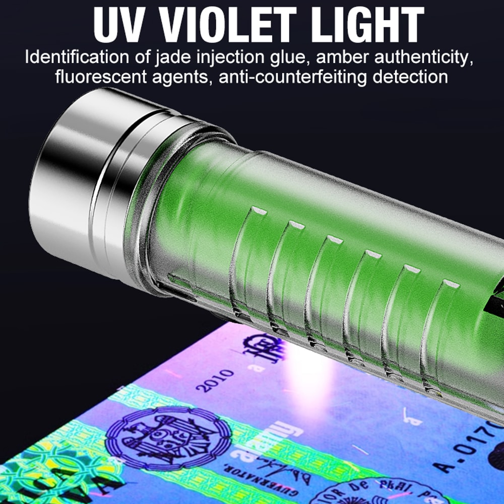 High Performance Fast Charging Flashlight Waterproof MultiFunction With Type C Charging For Camping 4