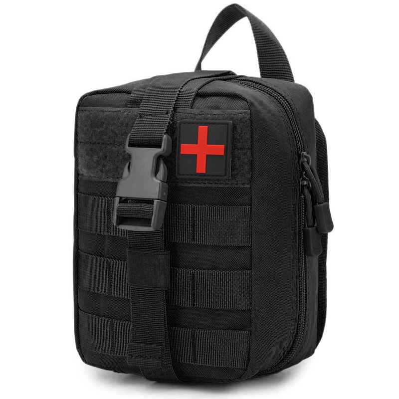 EDC Tactical Waist Pack Compact Emergency Medical Kit for Hiking, Camping, and Survival