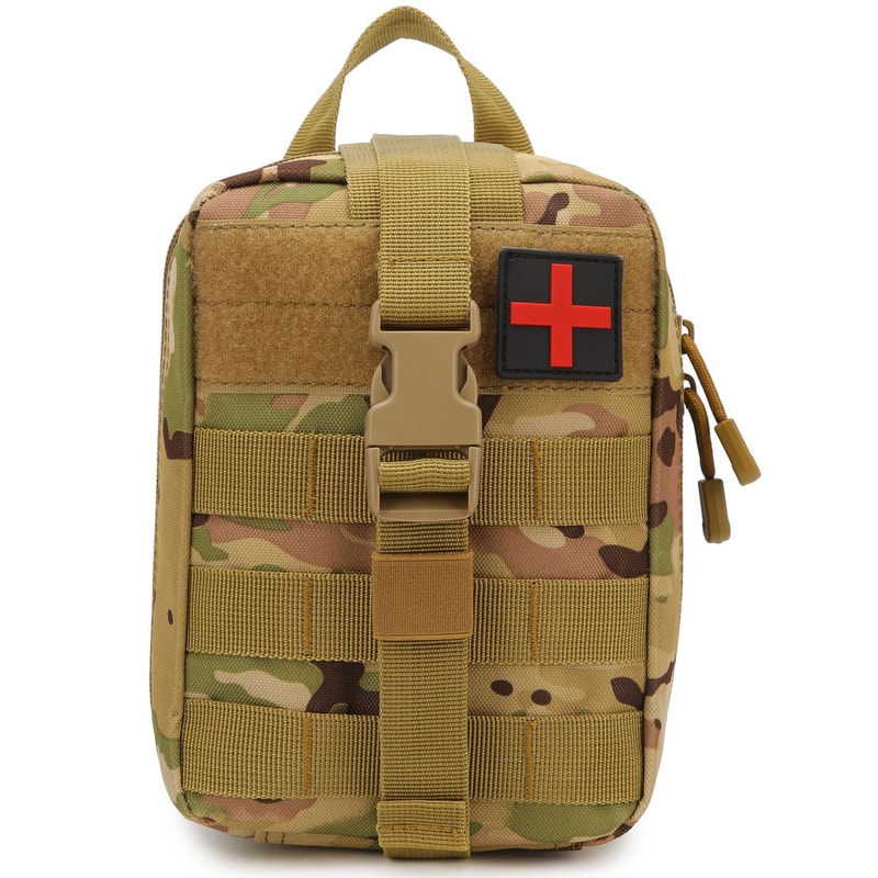 EDC Tactical Waist Pack Compact Emergency Medical Kit for Hiking, Camping, and Survival