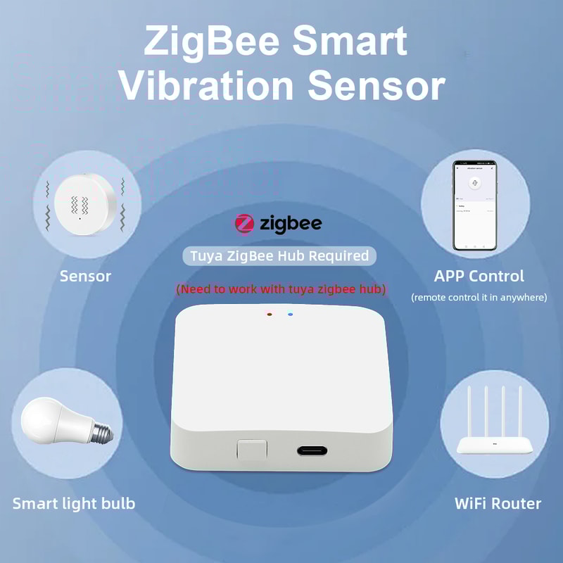 Vibration Detection Sensor Alarm Real Time Motion Shock Detection With Smart App Notification 1